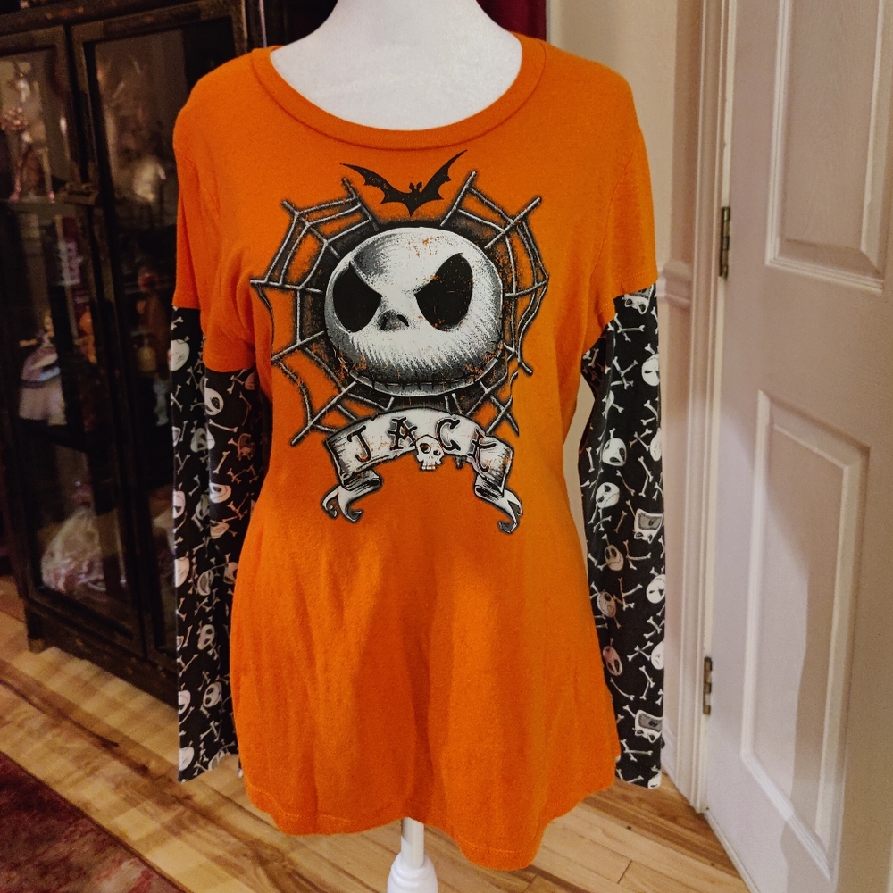 Tim Burton's The Nightmare Before Christmas Jack Skellington Long Sleeve T-Shirt